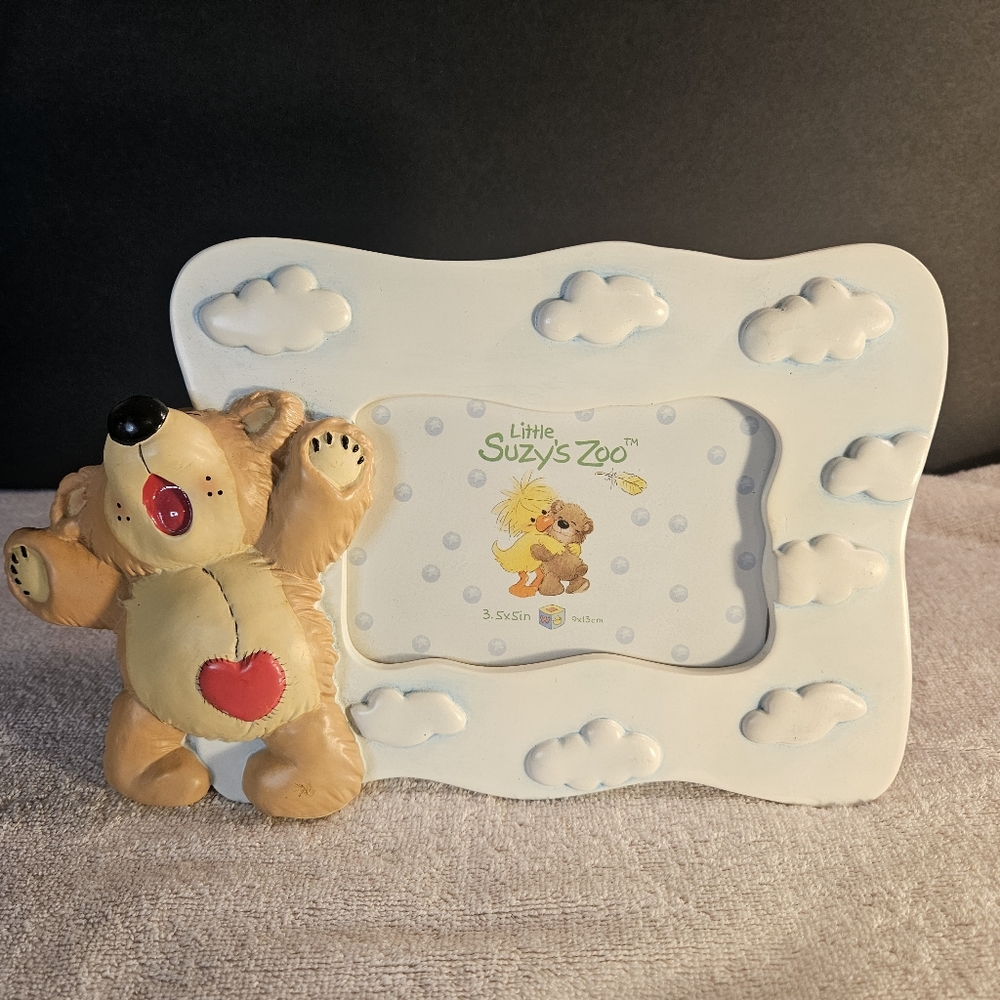 Little Suzy's Zoo Cloud Frame with Bear